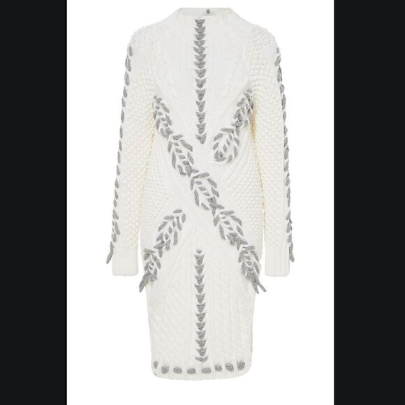 Prabal Gurung M Sweater Dress chunky cable knit - Picture 8 of 8